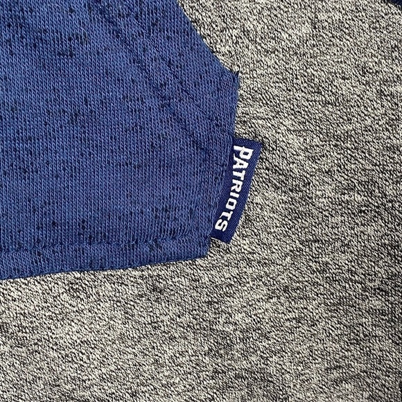 NFL team apparel New England patriots long sleeve hooded t shirt size small - Picture 5 of 9